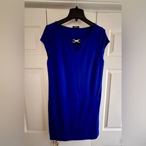 Spense  Sapphire Blue Dress. Size L. NWT